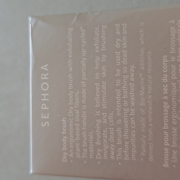 SEPHORA BRAND DRY BODY BRUSH, GLASS NAIL FILE AND SPONGE BUNDLE - Picture 9 of 12